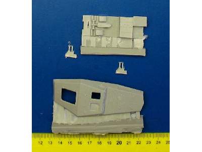 Sd.Kfz.252 + Sd.Anh.32 Conversion Set For Tamiya 32550, 26 Resin - zdjęcie 5