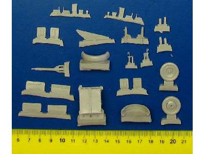 Sd.Kfz.252 + Sd.Anh.32 Conversion Set For Tamiya 32550, 26 Resin - zdjęcie 6