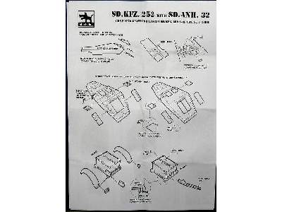 Sd.Kfz.252 + Sd.Anh.32 Conversion Set For Tamiya 32550, 26 Resin - zdjęcie 7