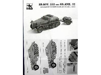 Sd.Kfz.252 + Sd.Anh.32 Conversion Set For Tamiya 32550, 26 Resin - zdjęcie 8