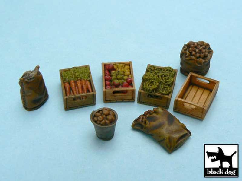 Food Supplies #1 Accessories Set 32 Resin Parts - zdjęcie 1