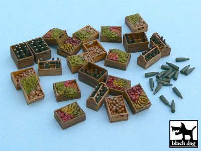 Food Supplies #2 Accessories Set 24 Resin Parts + Bottles - zdjęcie 3