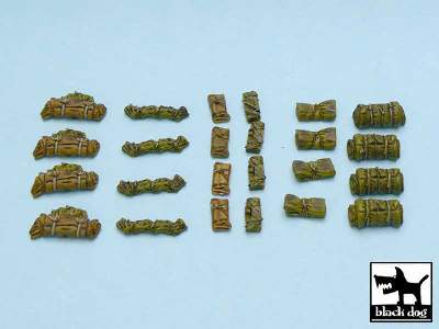 Tentage + Bedrolls #2 Accessories Set 24 Resin Parts - zdjęcie 2