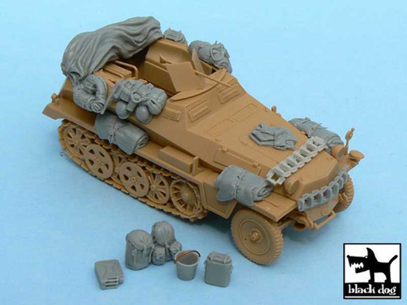 Sd.Kfz.250 Accessories Set For Tamiya 32550, 18 Resin Parts - zdjęcie 1 Sd.Kfz.250 Accessories Set For Tamiya 32550, 18 Resin Parts - zdjęcie 1