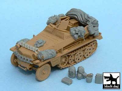 Sd.Kfz.250 Accessories Set For Tamiya 32550, 18 Resin Parts - zdjęcie 2