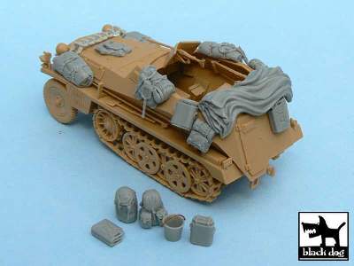 Sd.Kfz.250 Accessories Set For Tamiya 32550, 18 Resin Parts - zdjęcie 4