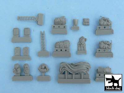 Sd.Kfz.250 Accessories Set For Tamiya 32550, 18 Resin Parts - zdjęcie 5