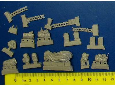 Sd.Kfz.250 Accessories Set For Tamiya 32550, 18 Resin Parts - zdjęcie 6