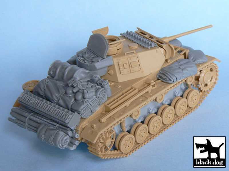 Pz.Kpfw.Iii Ausf L Accessories Set For Tamiya 32524, 10 Resin Pa - zdjęcie 1