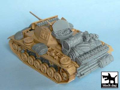 Pz.Kpfw.Iii Ausf L Accessories Set For Tamiya 32524, 10 Resin Pa - zdjęcie 3