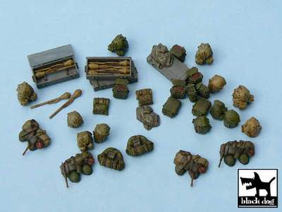 German Equipment Accessories Set 35 Resin Parts - zdjęcie 1