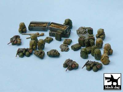 German Equipment Accessories Set 35 Resin Parts - zdjęcie 2