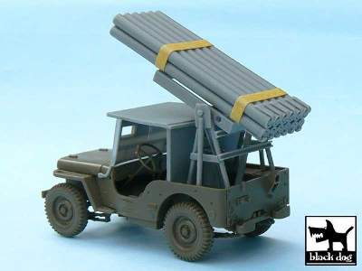 Jeep With Rocket Launcher For Tamiya 32552, 43 Resin Parts - zdjęcie 2