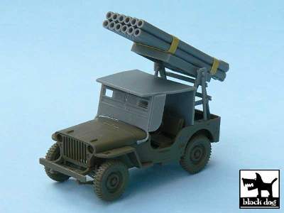 Jeep With Rocket Launcher For Tamiya 32552, 43 Resin Parts - zdjęcie 3