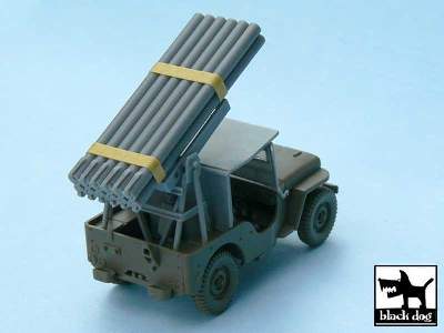 Jeep With Rocket Launcher For Tamiya 32552, 43 Resin Parts - zdjęcie 4