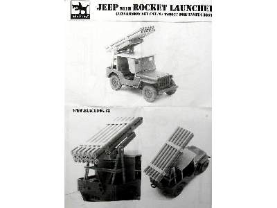 Jeep With Rocket Launcher For Tamiya 32552, 43 Resin Parts - zdjęcie 7