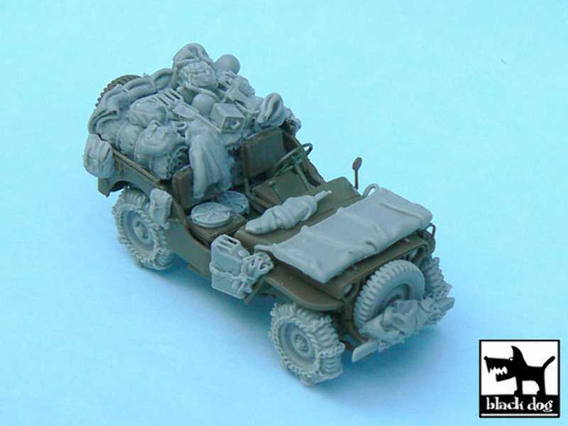 US Jeep Accessories Set For Tamiya 32552, 22 Resin Parts - zdjęcie 1