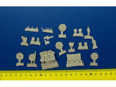 US Jeep Accessories Set For Tamiya 32552, 22 Resin Parts - zdjęcie 6