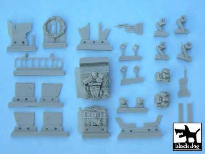 Humvee Iraq War Accessories Set For Tamiya, 30 Resin Parts - zdjęcie 5