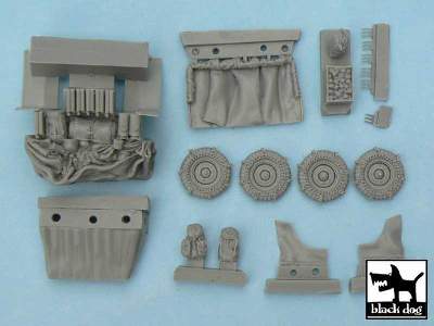 Krupp Protze Accessories Set For Tamiya 32534, 19 Resin Parts - zdjęcie 5