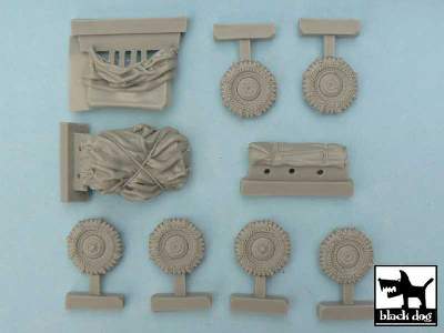 M 20 Accessories Set For Tamiya 32556, 9 Resin Parts - zdjęcie 5