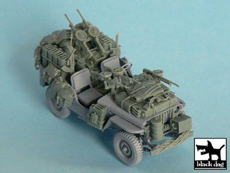 British Sas Jeep North Africa 1942 For Tamiya 32552, 34 Resin Pa - zdjęcie 1