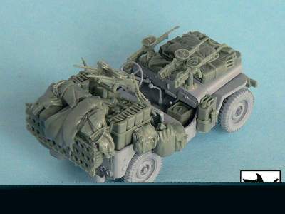 British Sas Jeep North Africa 1942 For Tamiya 32552, 34 Resin Pa - zdjęcie 3