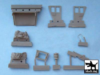 US 2 1/2 Ton Cargo Truck Accessories Set For Tamiya 32548, 10 Re - zdjęcie 2