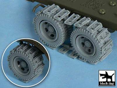 US 2 1/2 Ton Cargo Truck Traction Devices For Tamiya 32548, 42 R - zdjęcie 1