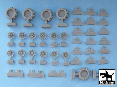 US 2 1/2 Ton Cargo Truck Traction Devices For Tamiya 32548, 42 R - zdjęcie 2