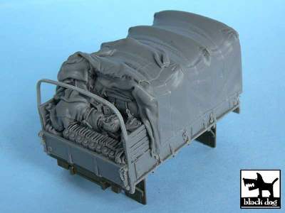 US 2 1/2 Ton Cargo Truck Open Cargo Bay Canvas For Tamiya 32548, - zdjęcie 2