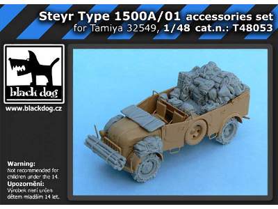 Steyr Type 1500a/01 Accessories Set For Tamiya 32549, 25 Resin P - zdjęcie 5