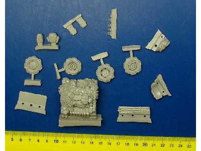 Steyr Type 1500a/01 Accessories Set For Tamiya 32549, 25 Resin P - zdjęcie 7