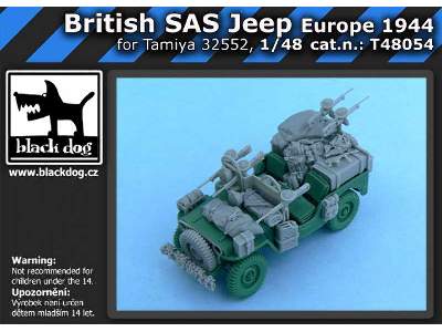 British Sas Jeep Europe 1944 For Tamiya 32552, 52 Resin Parts - zdjęcie 5