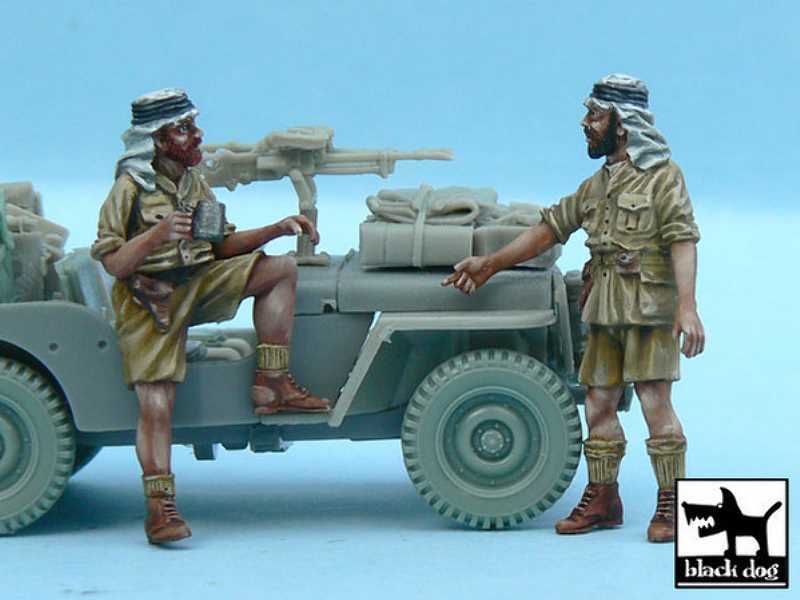 British Sas Jeep Crew Afrika (2 Figures) For Tamiya Kits - zdjęcie 1 British Sas Jeep Crew Afrika (2 Figures) For Tamiya Kits - zdjęcie 1