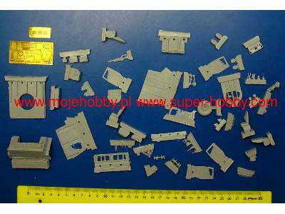 IDF Uparmored Humvee Conversion Set For Tamiya Kit, 50+ Resin Pa - zdjęcie 6