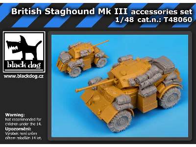 British Staghound Mk Iii Accessories Set For Bronco Models - zdjęcie 5
