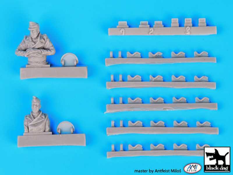 Jag Tiger Tank Crew Plus Detail Set For Tamiya - zdjęcie 1 Jag Tiger Tank Crew Plus Detail Set For Tamiya - zdjęcie 1