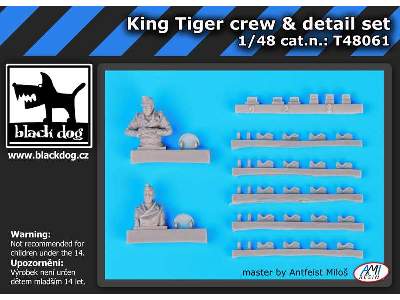 Jag Tiger Tank Crew Plus Detail Set For Tamiya - zdjęcie 3