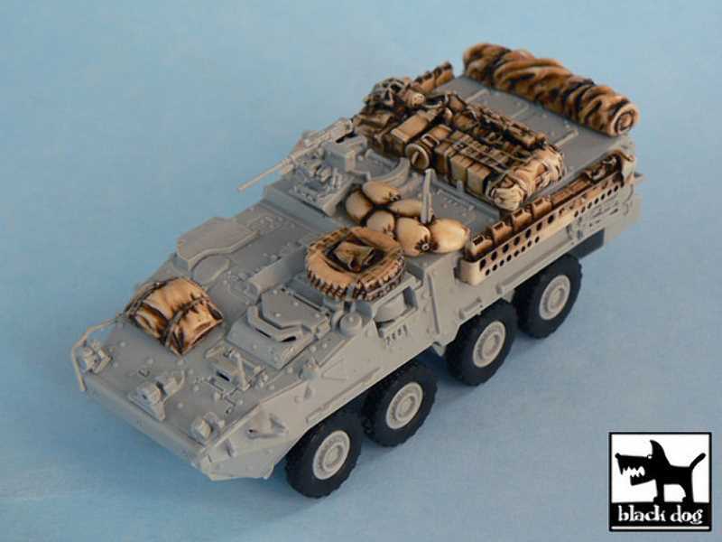 M1126 Stryker Iraq War For Trumpeter 07255, 7 Resin Parts - zdjęcie 1 M1126 Stryker Iraq War For Trumpeter 07255, 7 Resin Parts - zdjęcie 1
