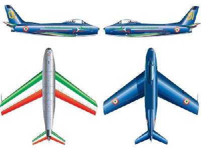 The Frecce Tricolori - zestaw 3 samolotów - zdjęcie 2