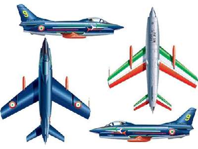 The Frecce Tricolori - zestaw 3 samolotów - zdjęcie 3