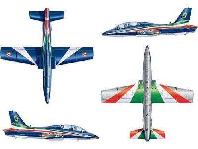 The Frecce Tricolori - zestaw 3 samolotów - zdjęcie 4