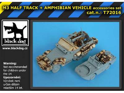 M3 Half Track +amphibian Vehicle For Trumpeter - zdjęcie 5