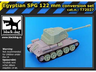 Egyptian Spg 122 mm For Dragon,revell - zdjęcie 6