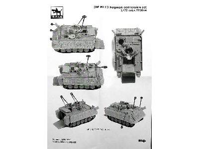 IDF M113 Nagmas Conversion Set For Trumpeter - zdjęcie 9