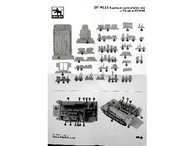 IDF M113 Kasman Conversion Set For Trumpeter - zdjęcie 9