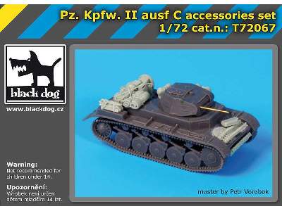Pz Kpfw Ii Ausf C Accessories Set For S -model - zdjęcie 5