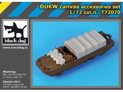 Dukw Canvas Accessories Set For Italeri - zdjęcie 5