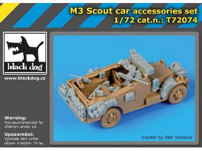 M 3 Scout Car Accessories Set For Italeri - zdjęcie 5